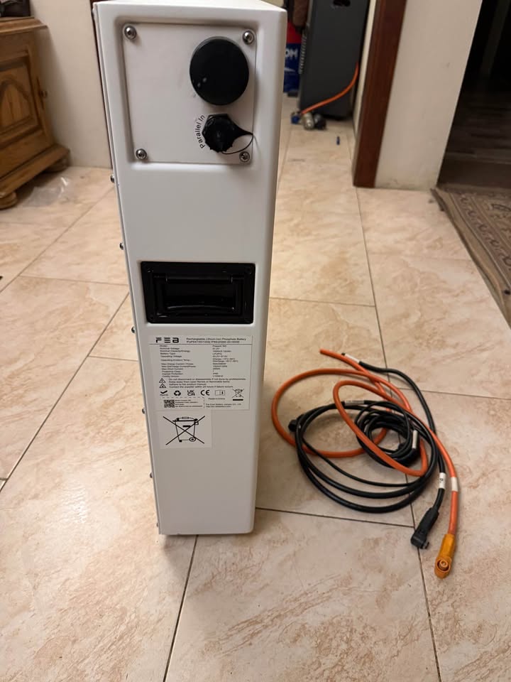 5.12 kWh LiFePO4 Home Battery Storage with CAN/RS485 Interface – IP65 Enclosure