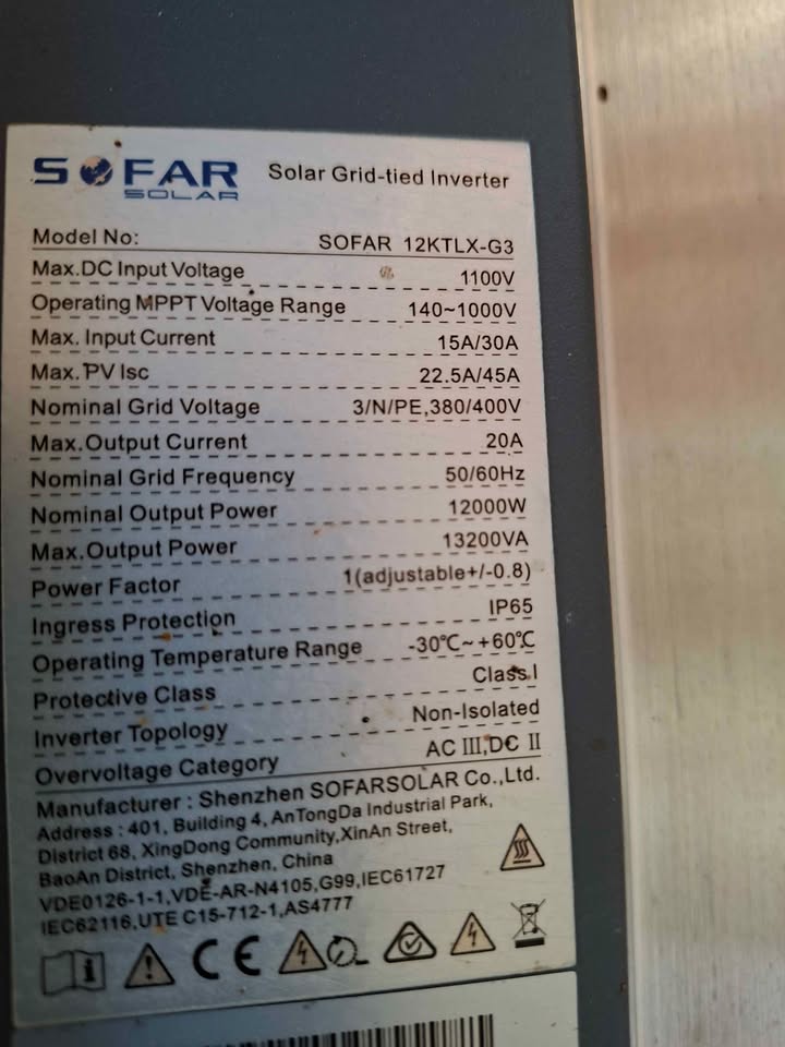 10 kW High‑Performance Solar Inverter for Residential Photovoltaic Systems